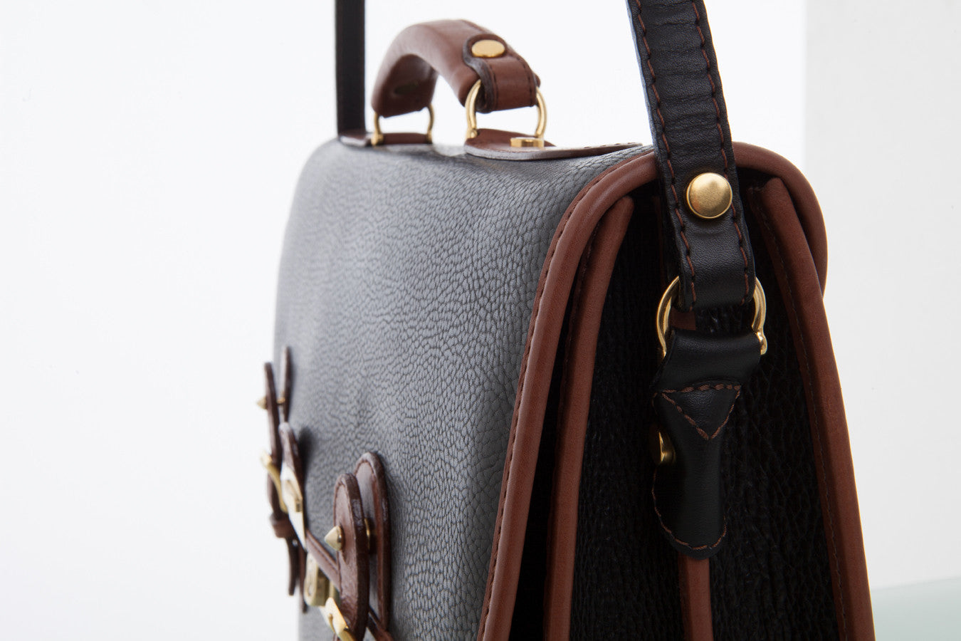 Cathy Prendergast Irish Designer Leather Handbags - Oscar Briefcase 