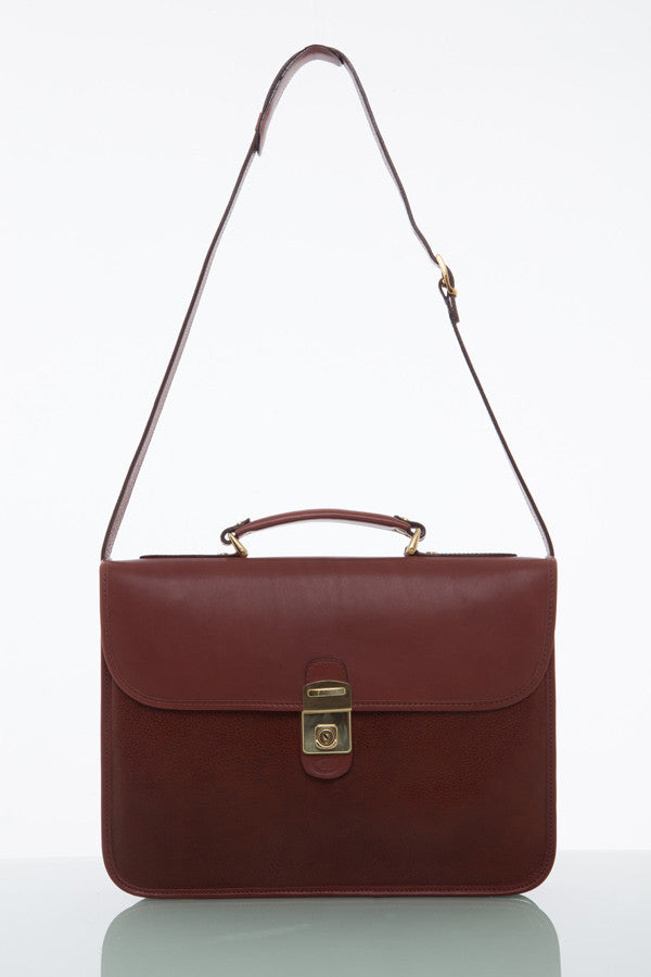 Cathy Prendergast Irish Designer Leather Handbags - Oscar Briefcase 
