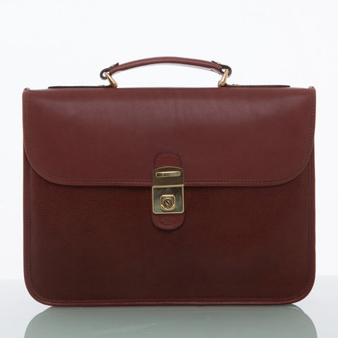 Cathy Prendergast Irish Designer Leather Handbags - Oscar Briefcase 